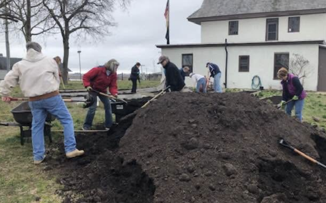 Wheelbarrow Party Behind the Mansion April 12